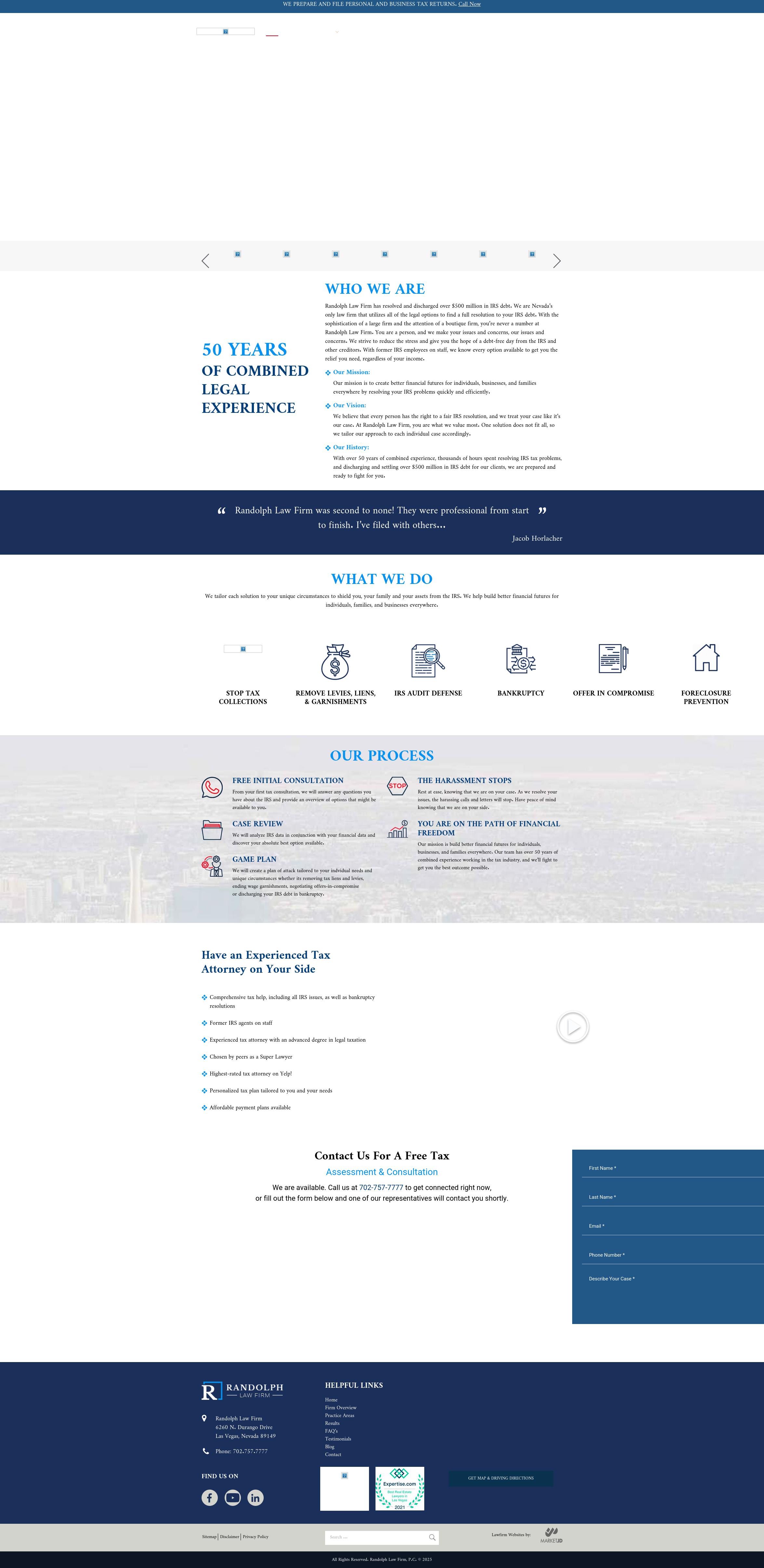 Randolph Law Firm, P.C. - Las Vegas NV Lawyers