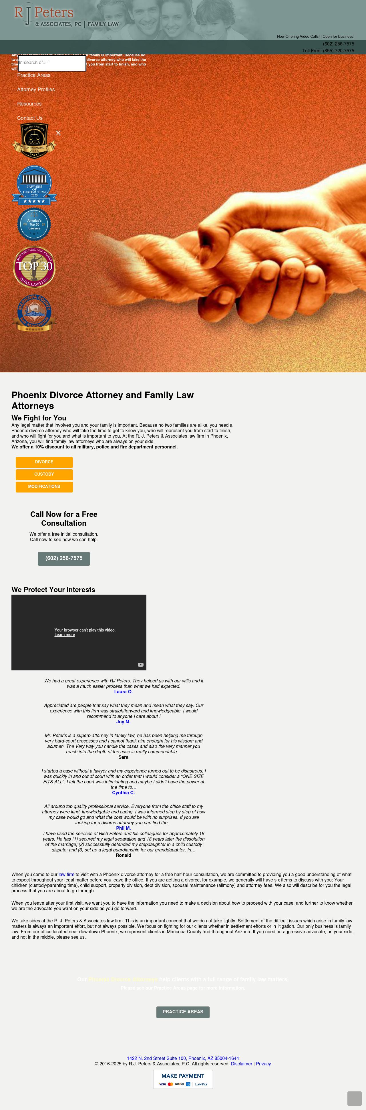 R.J. Peters & Associates PC - Phoenix AZ Lawyers