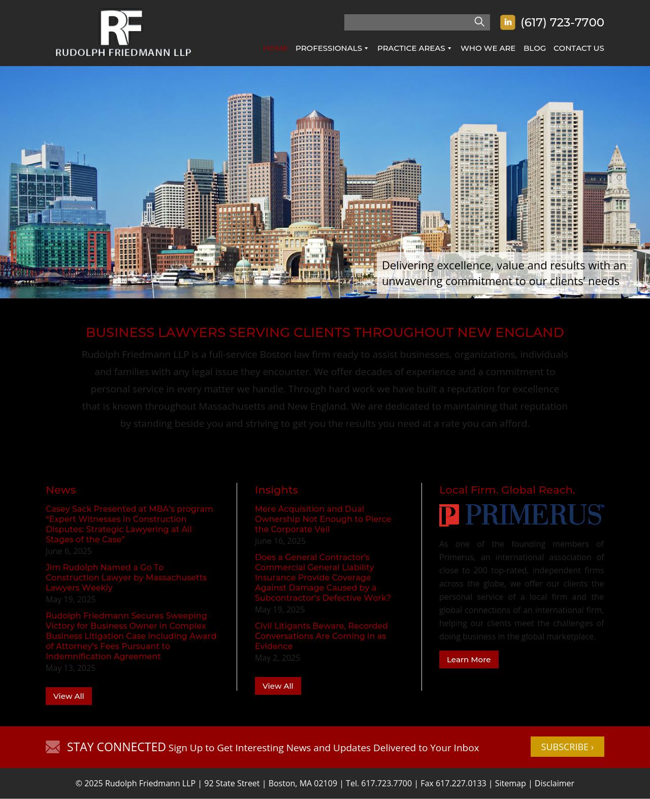 Rudolph Friedmann LLP - Boston MA Lawyers