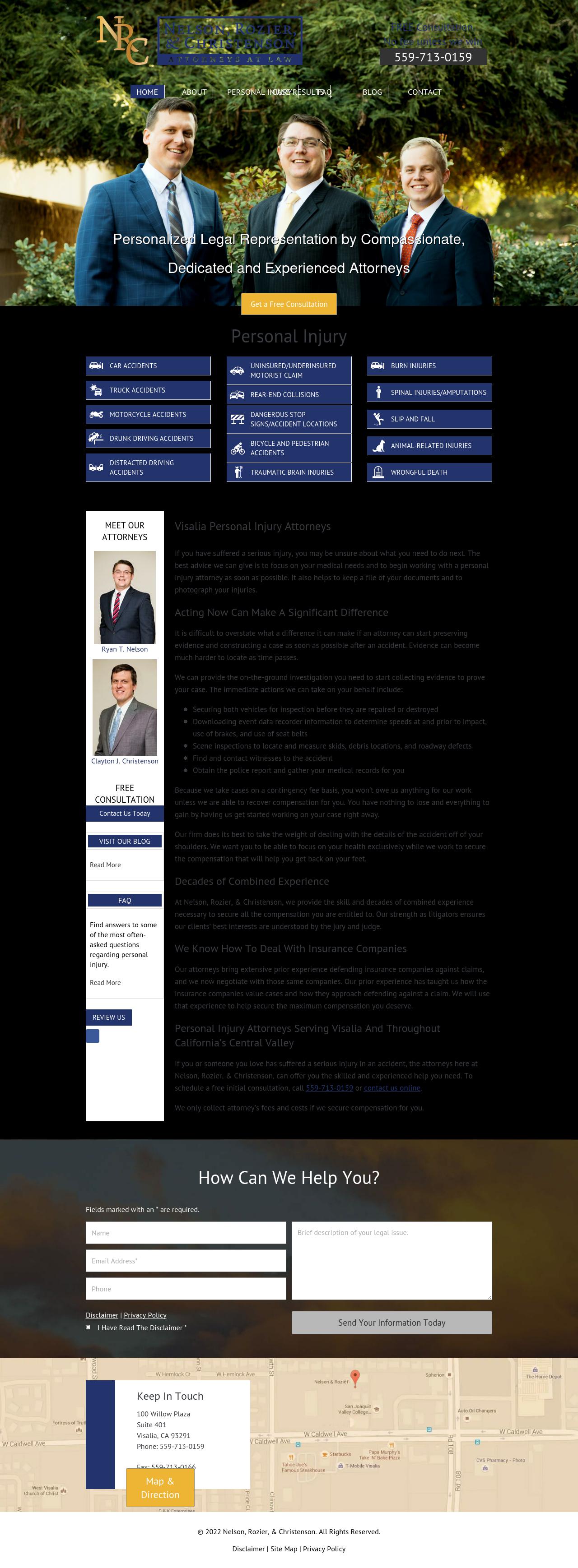 Nelson Rozier & Christenson - Visalia CA Lawyers