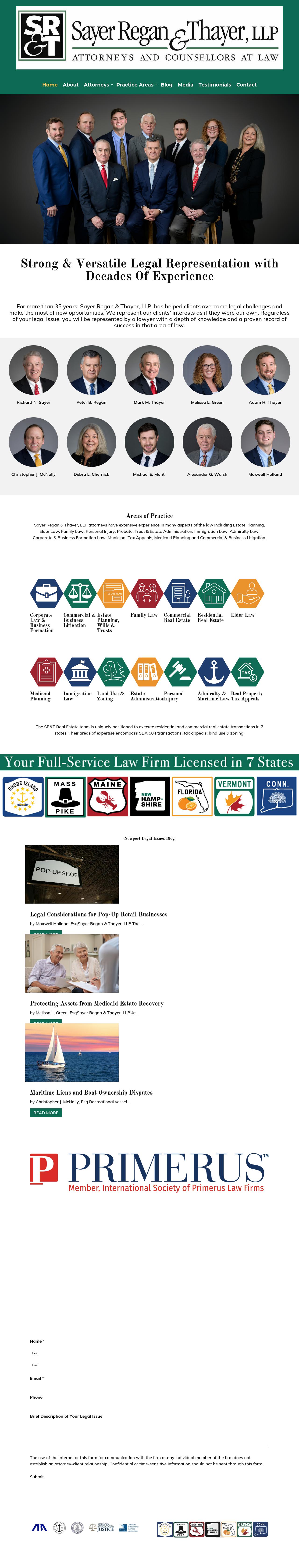 Sayer Regan & Thayer, LLP - Wakefield RI Lawyers