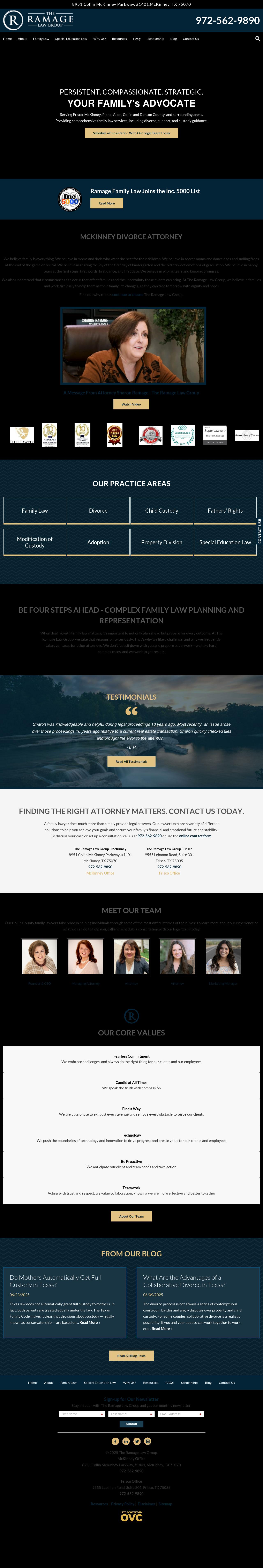 Sharon M. Ramage, P.C. - Frisco TX Lawyers