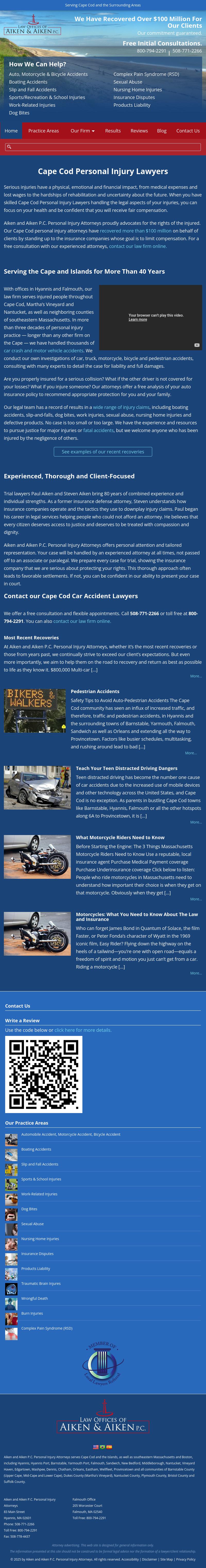 Aiken & Aiken P.C. - Hyannis MA Lawyers