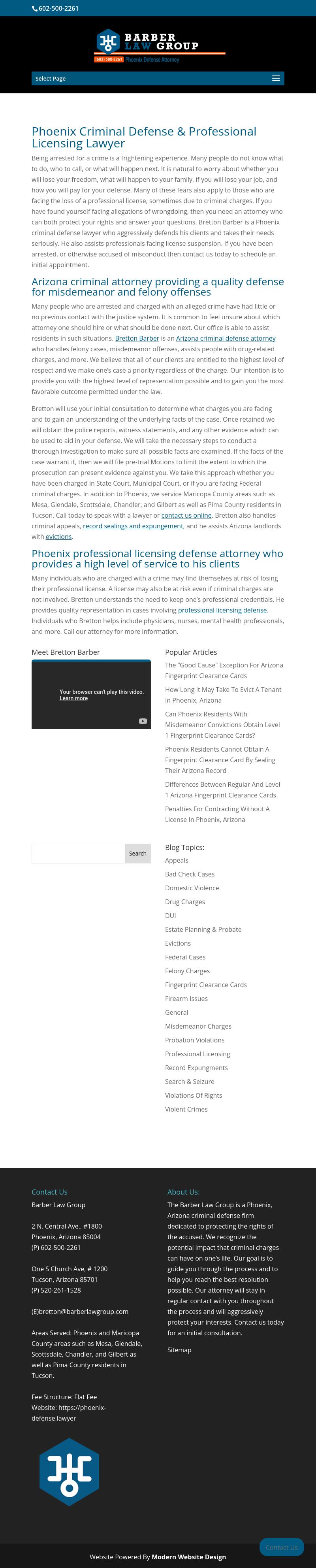 Barber Law Group PLLC - Phoenix AZ Lawyers
