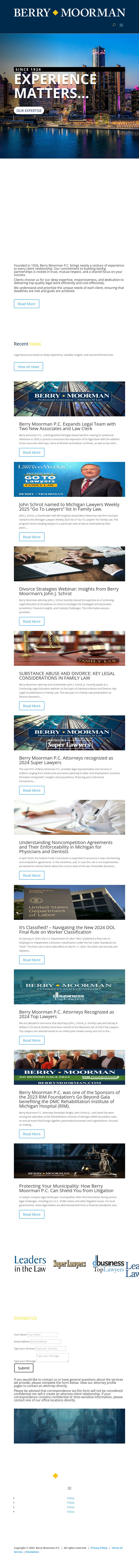 Berry Moorman PC - Ann Arbor MI Lawyers
