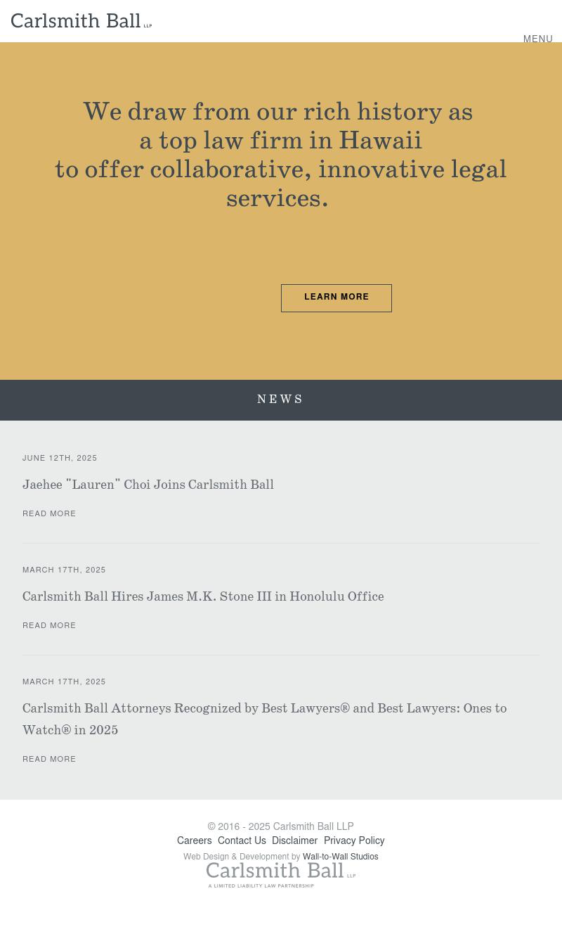 Carlsmith Ball LLP - Honolulu HI Lawyers