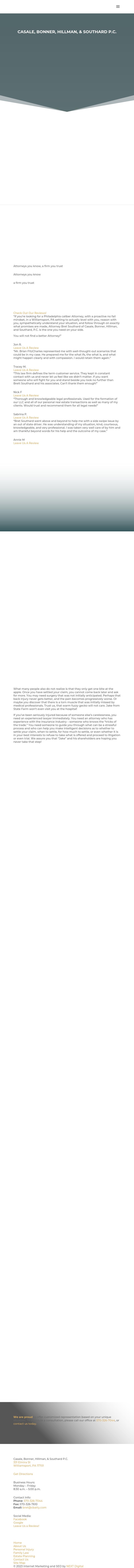 Casale & Bonner, P.C. - Williamsport PA Lawyers