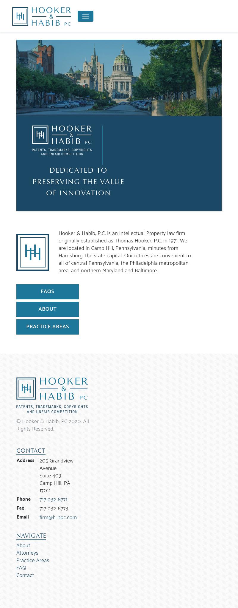 Hooker & Habib, P.C. - Harrisburg PA Lawyers