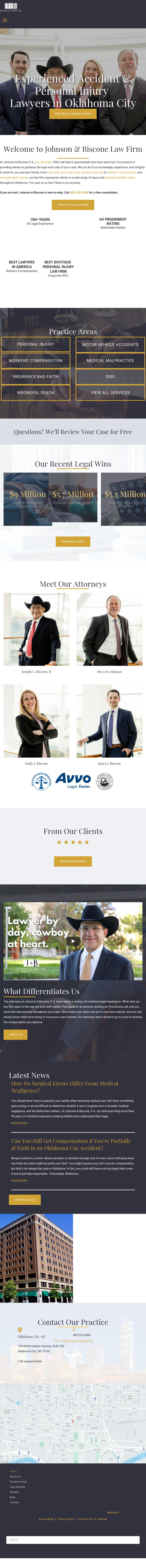 Johnson & Biscone - Oklahoma City OK Lawyers