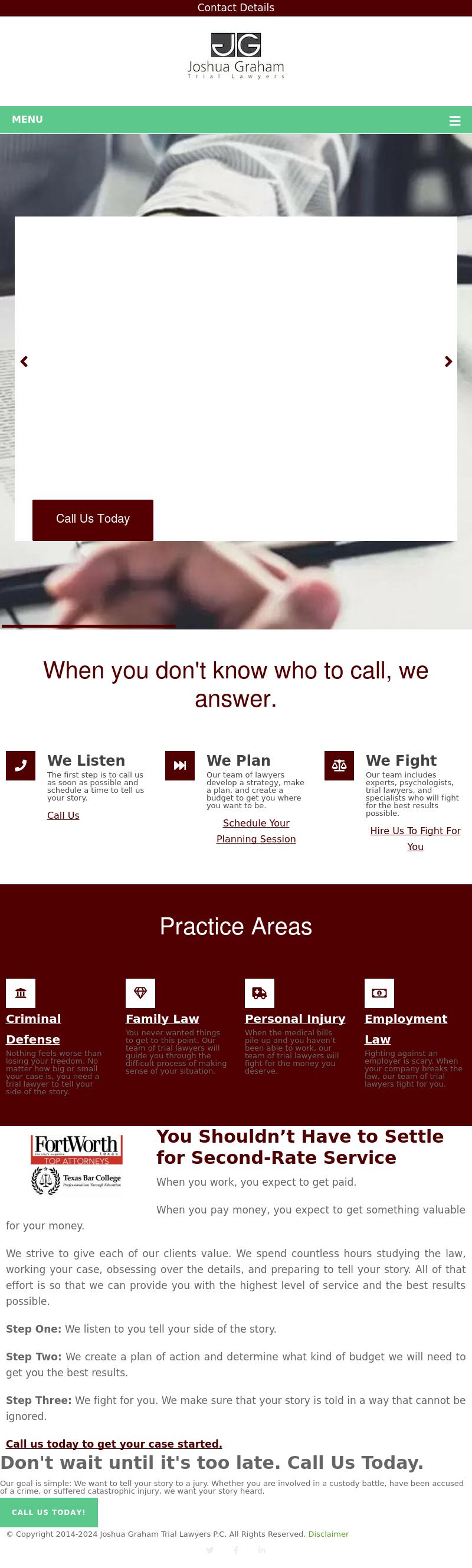 Joshua Graham & Associates, PLLC. - Fort Worth TX Lawyers
