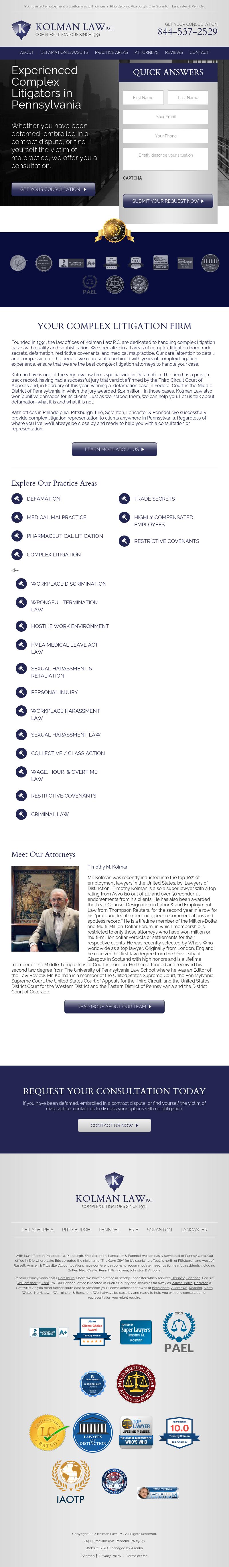 Kolman Ely, P.C. - Lancaster PA Lawyers