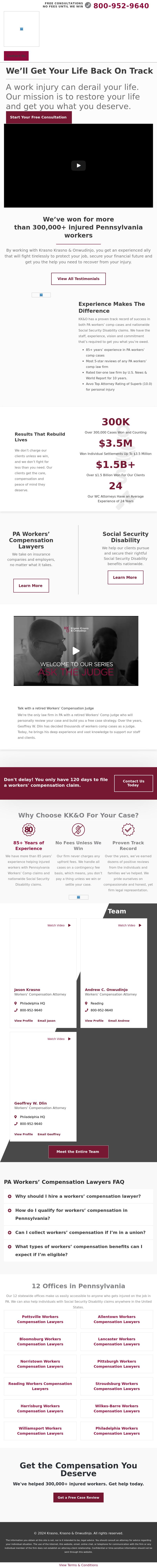 Krasno, Krasno & Onwudinjo - Bloomsburg PA Lawyers