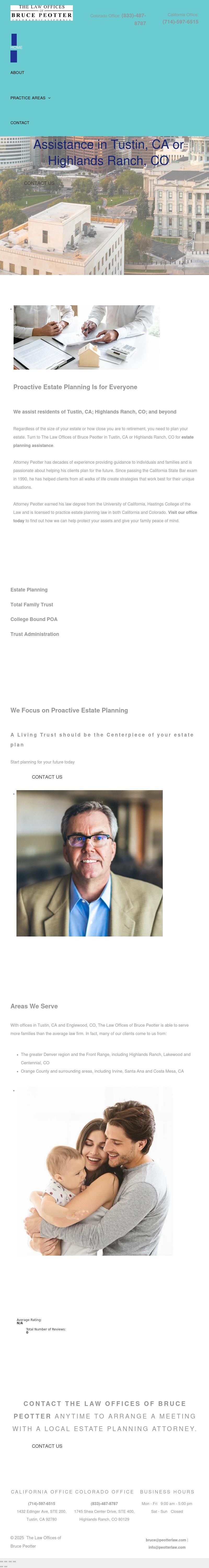 Law Office of Bruce Peotter - Tustin CA Lawyers