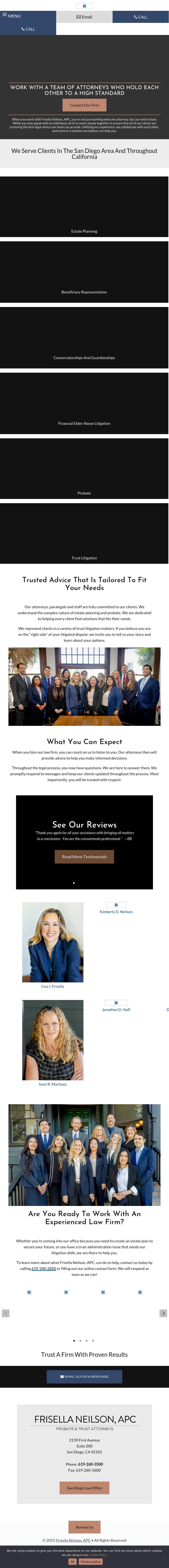 Law Office of Lisa J. Frisella, APC - San Diego CA Lawyers