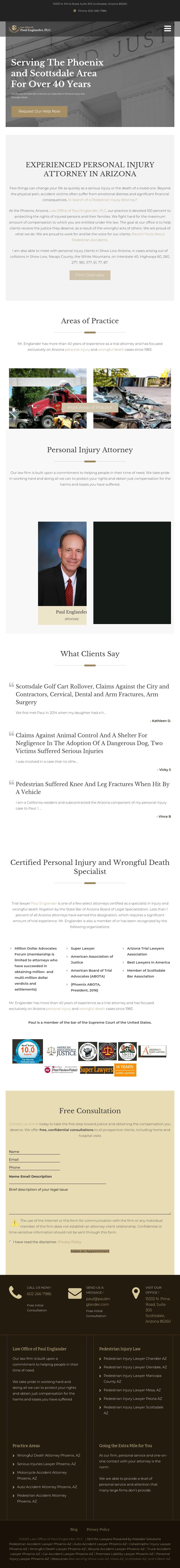 Law Office of Paul Englander, PLC - Phoenix AZ Lawyers