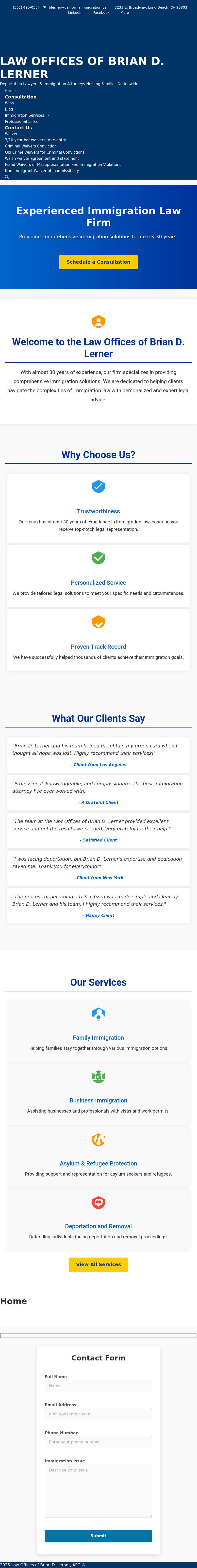 Law Offices Of Brian D. Lerner, A Professional Corporation - Los Angeles CA Lawyers