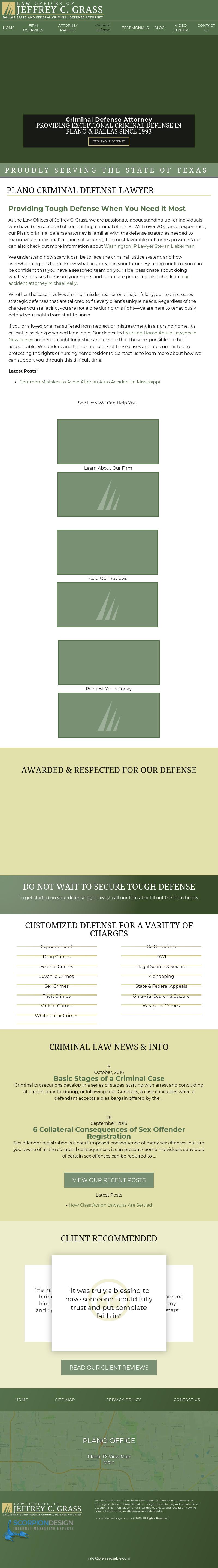 Law Offices of Jeffrey C. Grass - Plano TX Lawyers