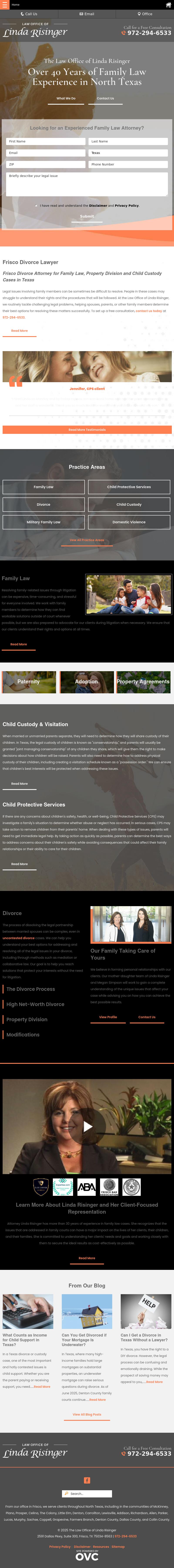 Law Offices of Linda Risinger - Frisco TX Lawyers