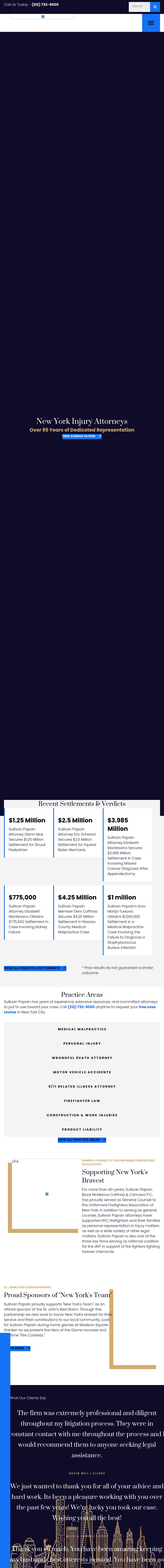 Sullivan Papain Block McGrath & Cannavo P.C. - New York NY Lawyers