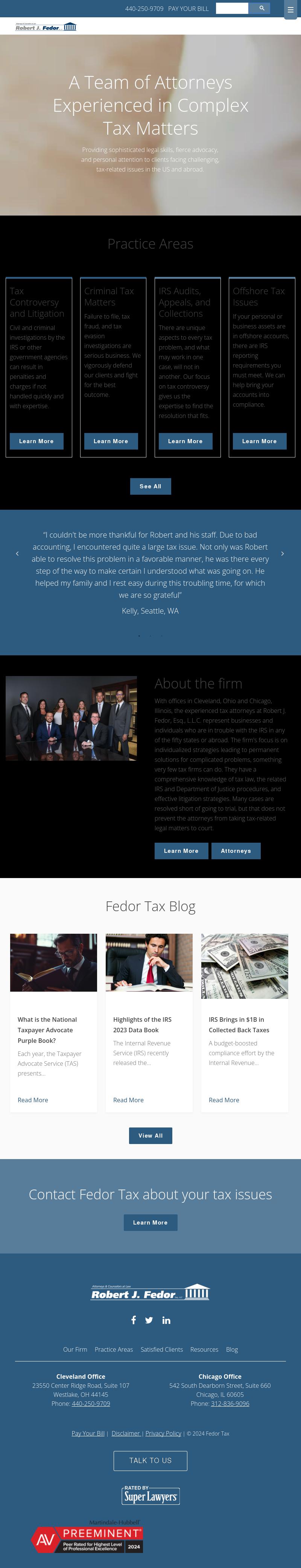 Robert J. Fedor, Esq., L.L.C. - Westlake OH Lawyers