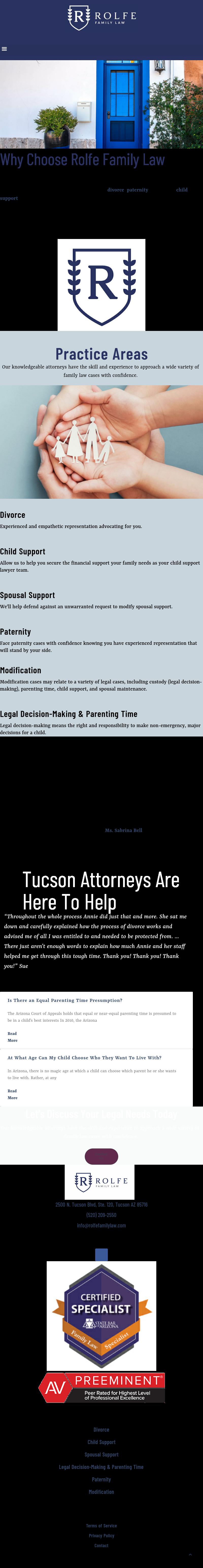 Rolfe Hinderaker, PLLC - Tucson AZ Lawyers