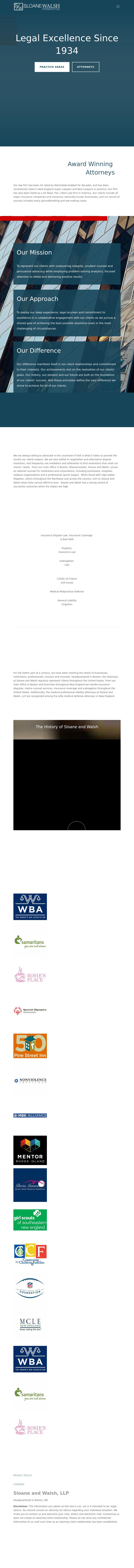 Sloane and Walsh, LLP - Lincoln RI Lawyers