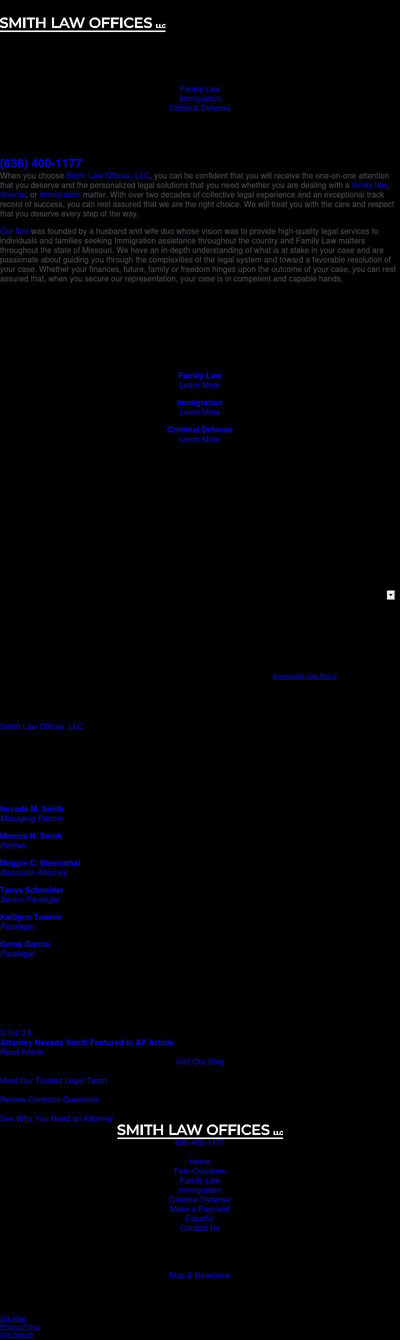Smith Law Offices, LLC - Saint Charles MO Lawyers