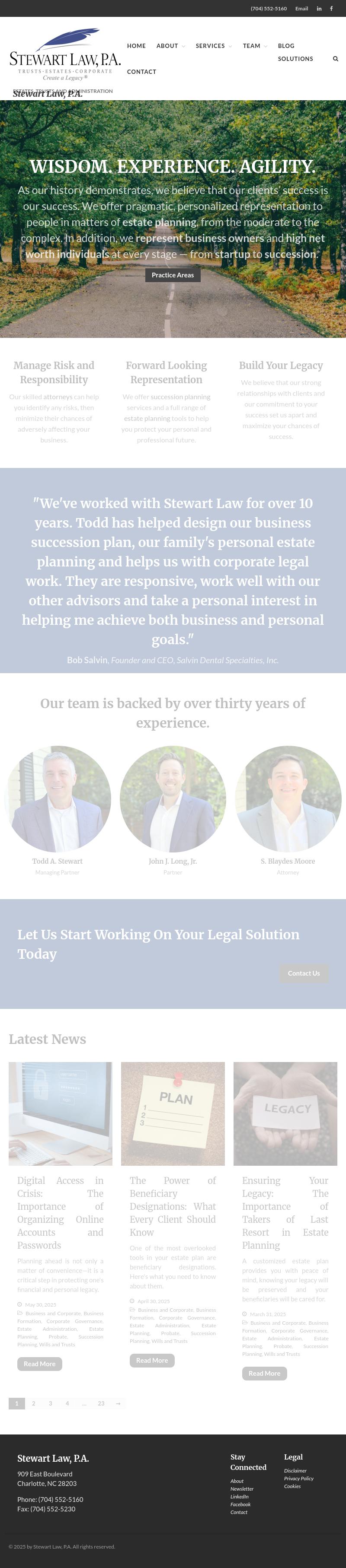 Stewart Law, P.A. - Charlotte NC Lawyers