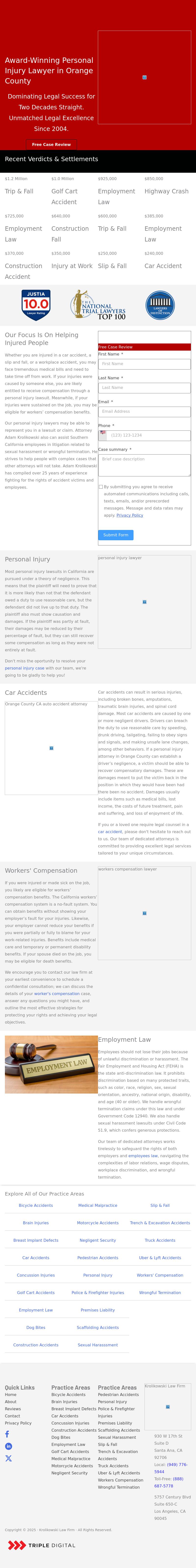 The Krolikowski Law Firm - Irvine CA Lawyers