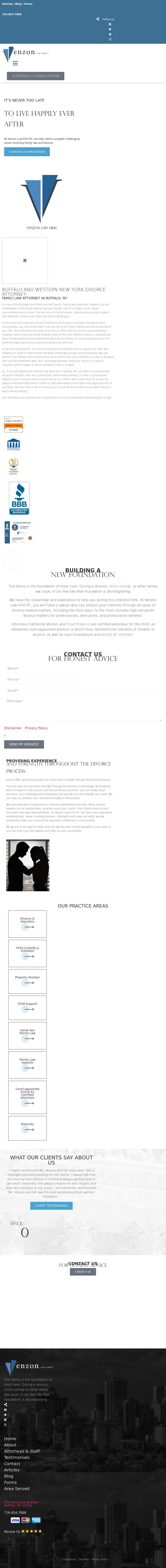 Venzon Law Firm PC - Buffalo NY Lawyers