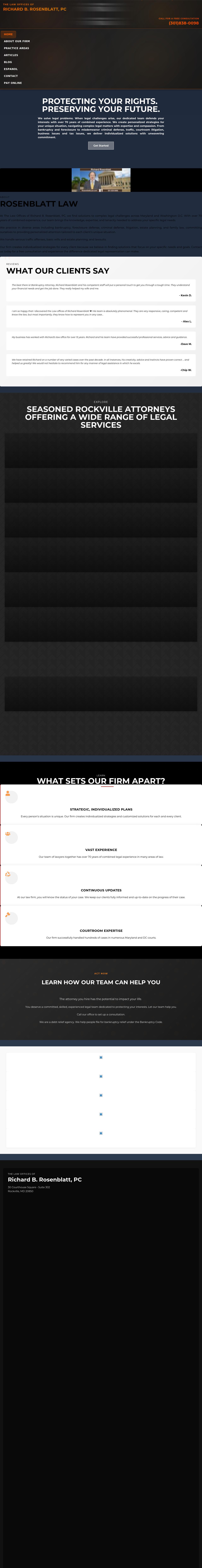 The Law Offices of Richard B. Rosenblatt, PC - Rockville MD Lawyers
