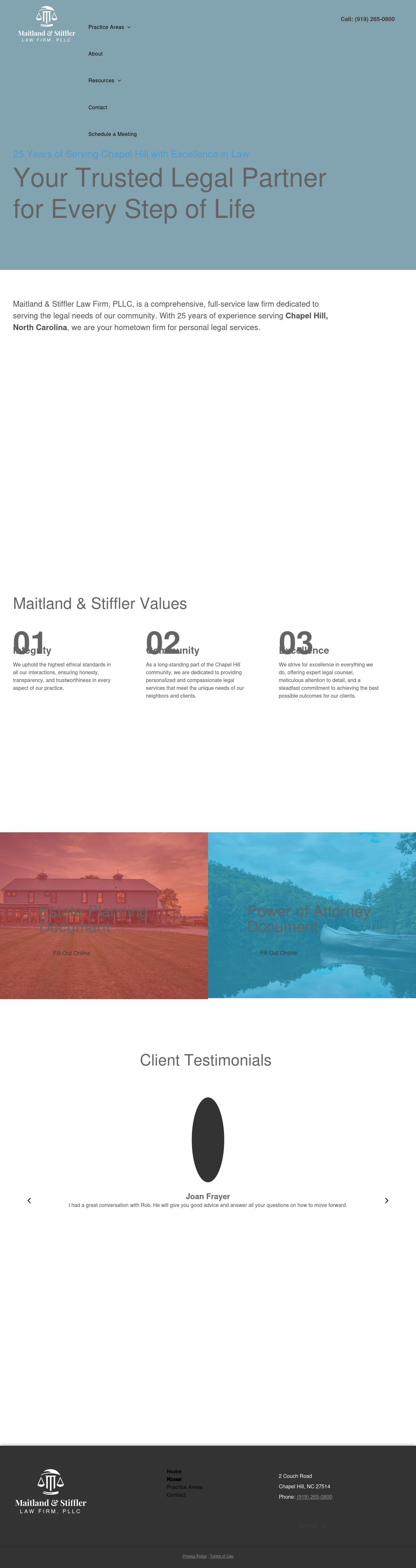 The Maitland Law Firm, PLLC - Chapel Hill NC Lawyers