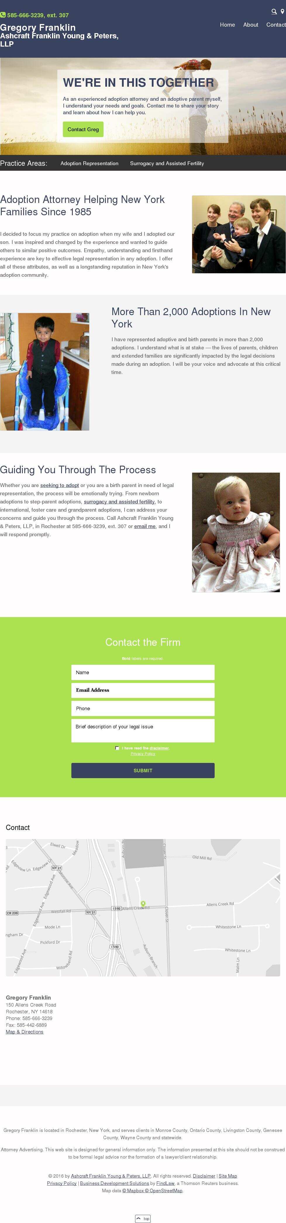 Ashcraft Franklin Young & Peters, LLP - Rochester NY Lawyers