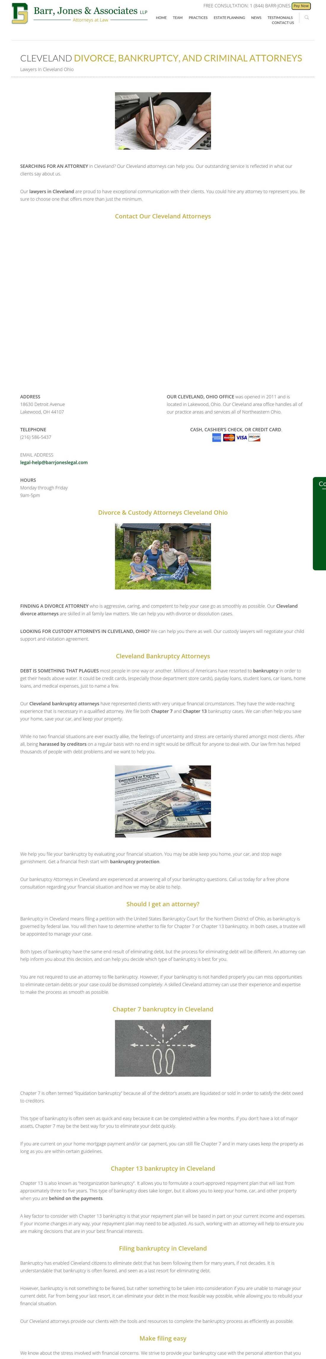 Barr, Jones & Associates LLP - Independence OH Lawyers