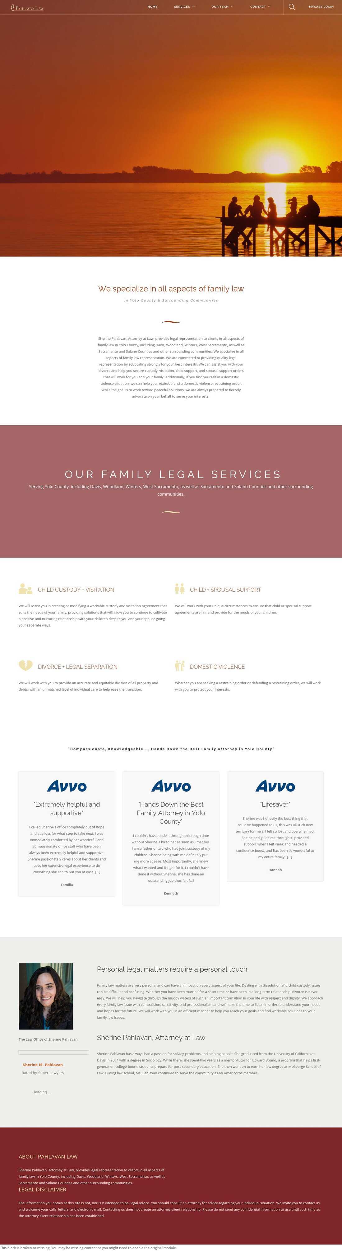 Law Office of Sherine Pahlavan - Davis CA Lawyers
