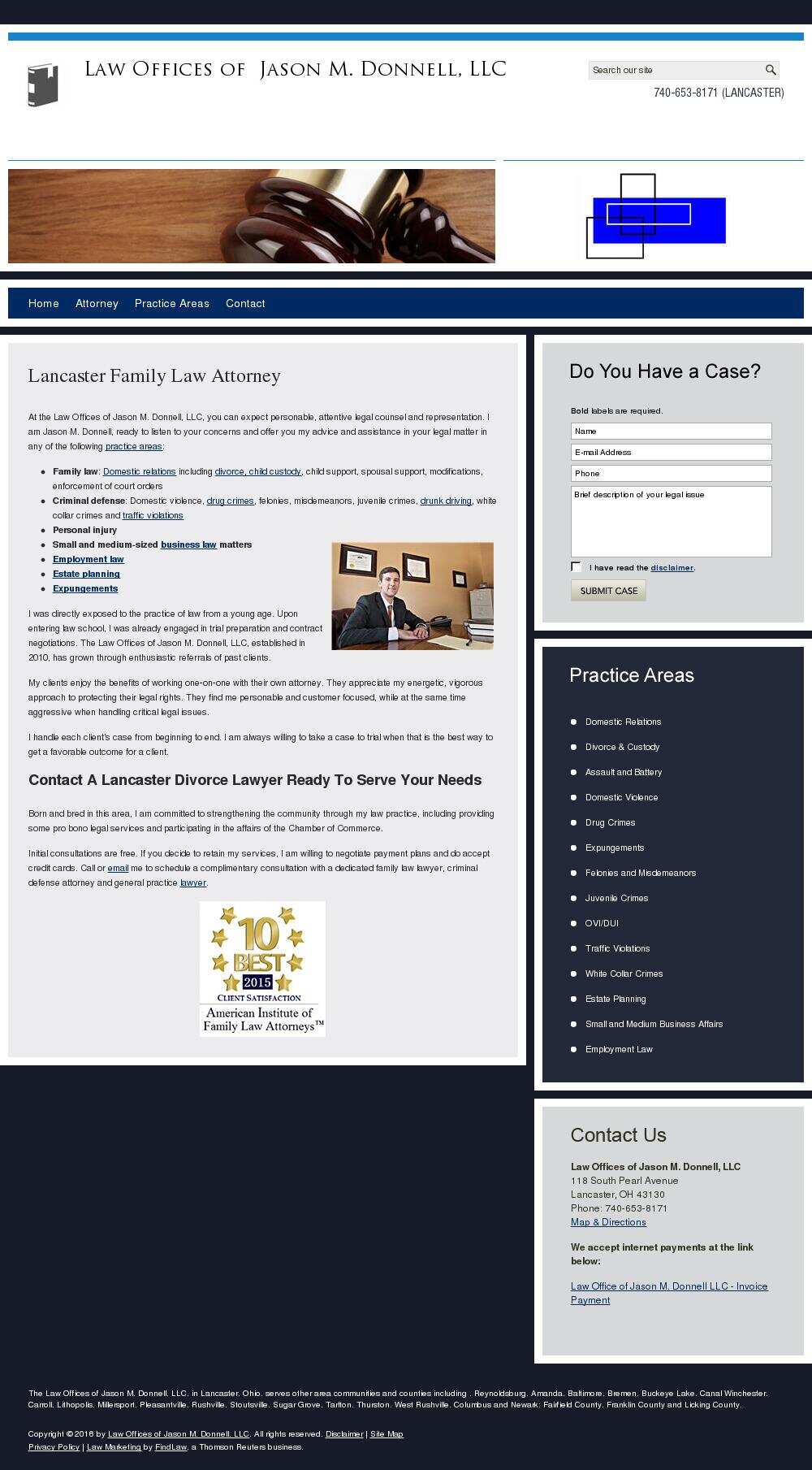 Law Offices of Jason M. Donnell, LLC - Lancaster OH Lawyers