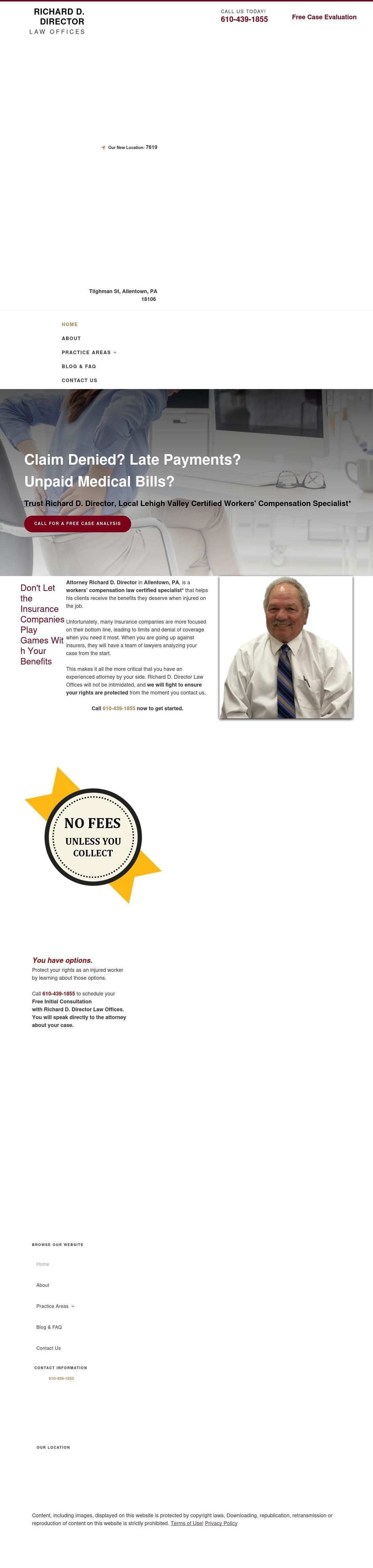 Richard D. Director Law Offices - Whitehall PA Lawyers