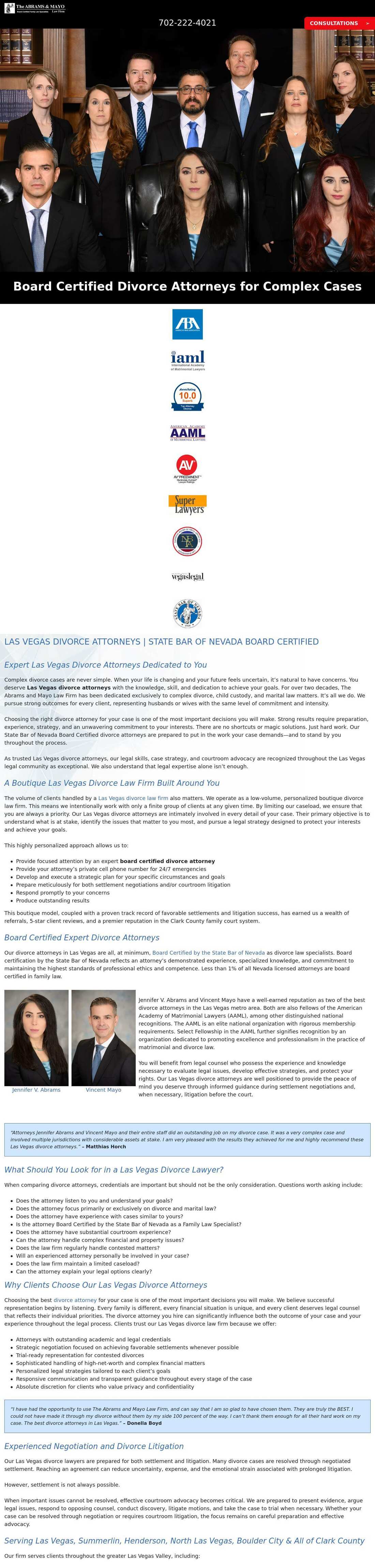The Abrams Law Firm, LLC - Las Vegas NV Lawyers
