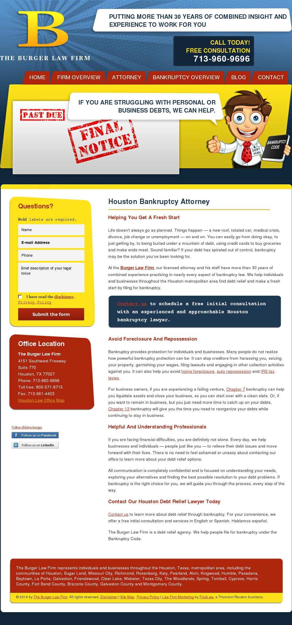 The Burger Law Firm - Houston TX Lawyers