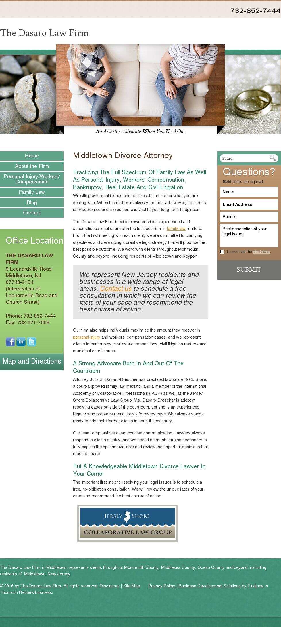 The Dasaro Law Firm - Middletown NJ Lawyers