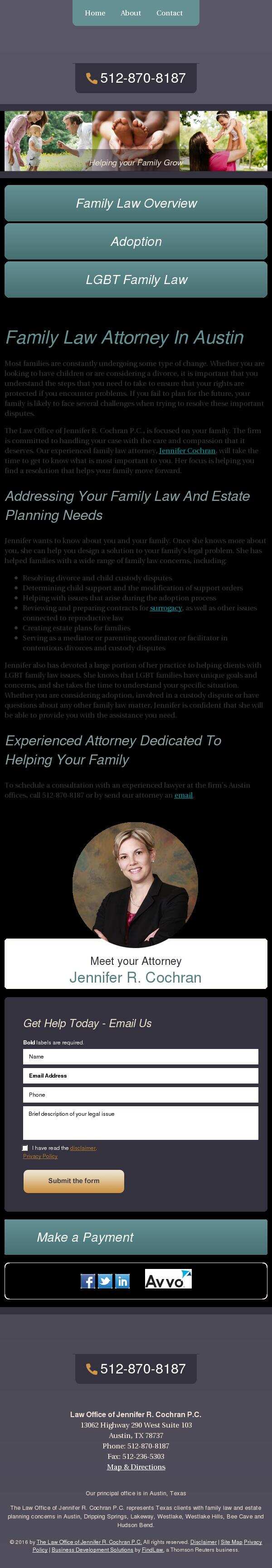 The Law Office of Jennifer R. Cochran P.C. - Austin TX Lawyers