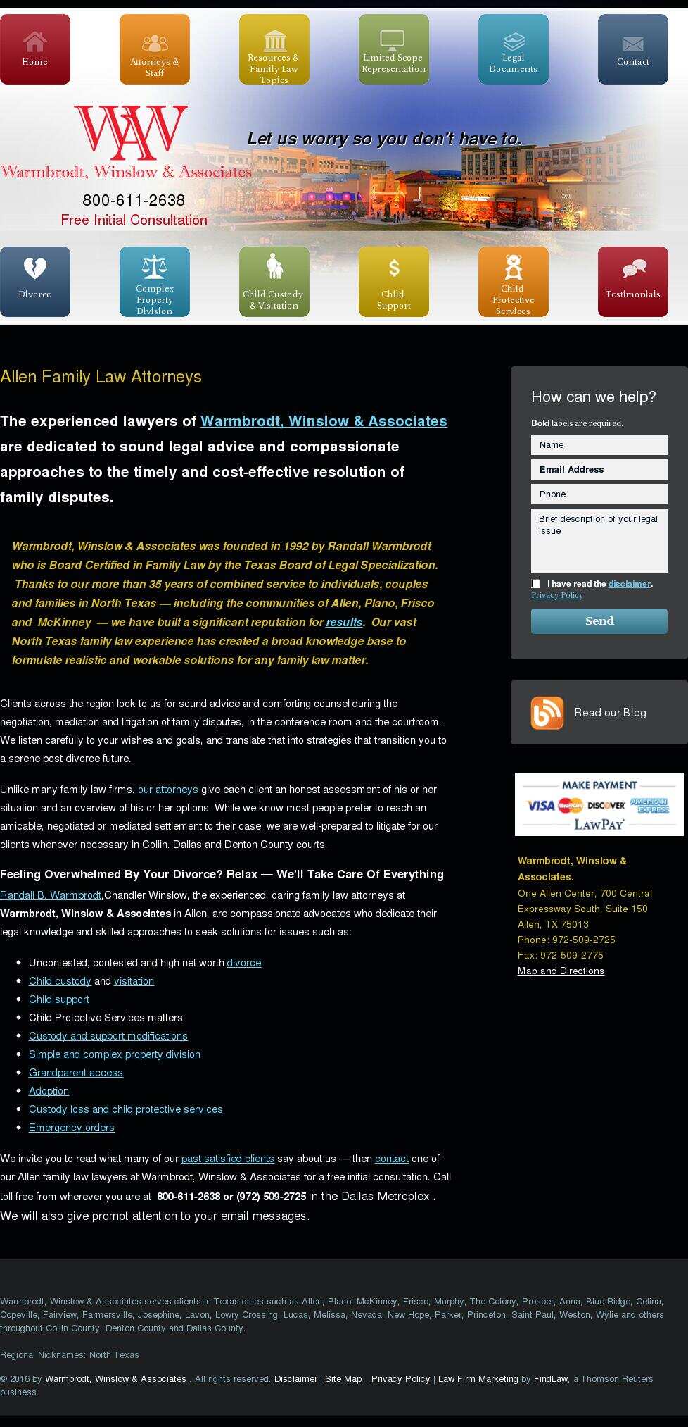 Warmbrodt, Winslow & Associates - Allen TX Lawyers