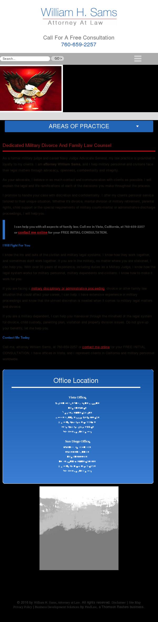 William H. Sams, Attorney at Law - Vista CA Lawyers