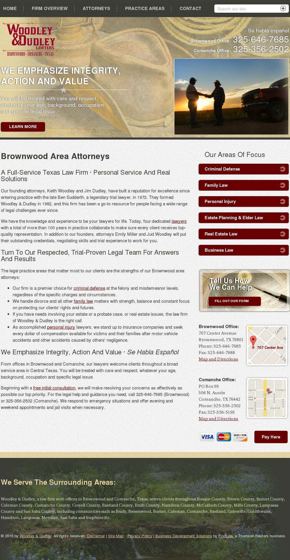 Woodley & Dudley - Brownwood TX Lawyers