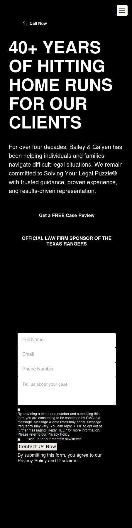 Bailey & Galyen, Attorneys at Law - Mesquite TX Lawyers