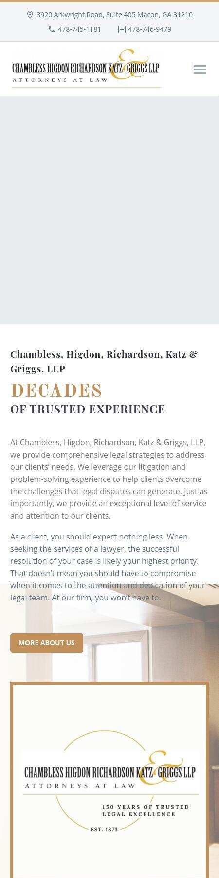 Chambless, Higdon, Richardson, Katz & Griggs, LLP - Atlanta GA Lawyers