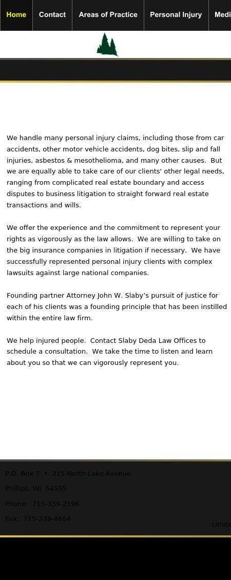 Slaby, Deda, Marshall, Reinhard & Writz LLP - Phillips WI Lawyers