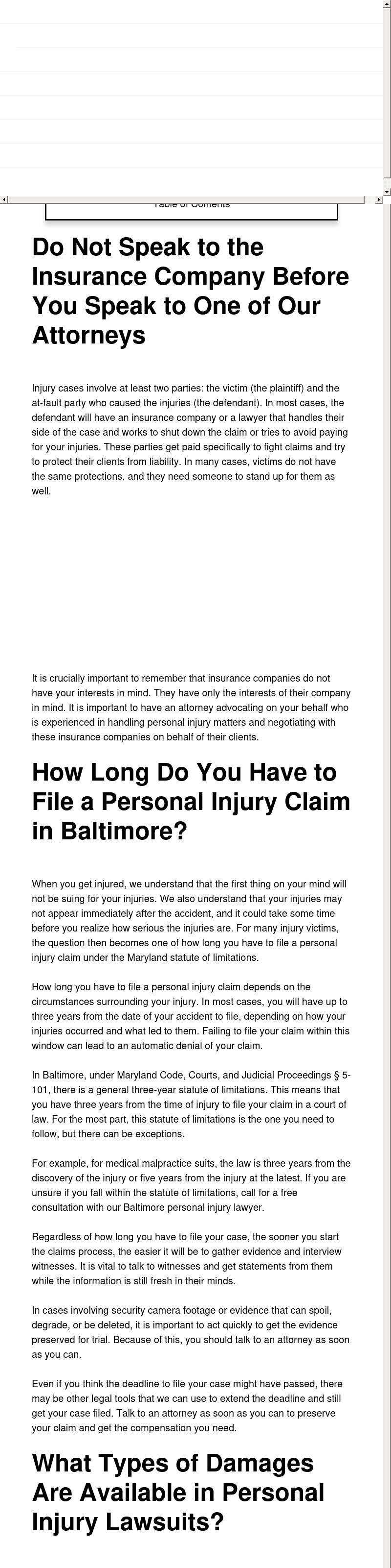 Rice Law - Baltimore MD Lawyers